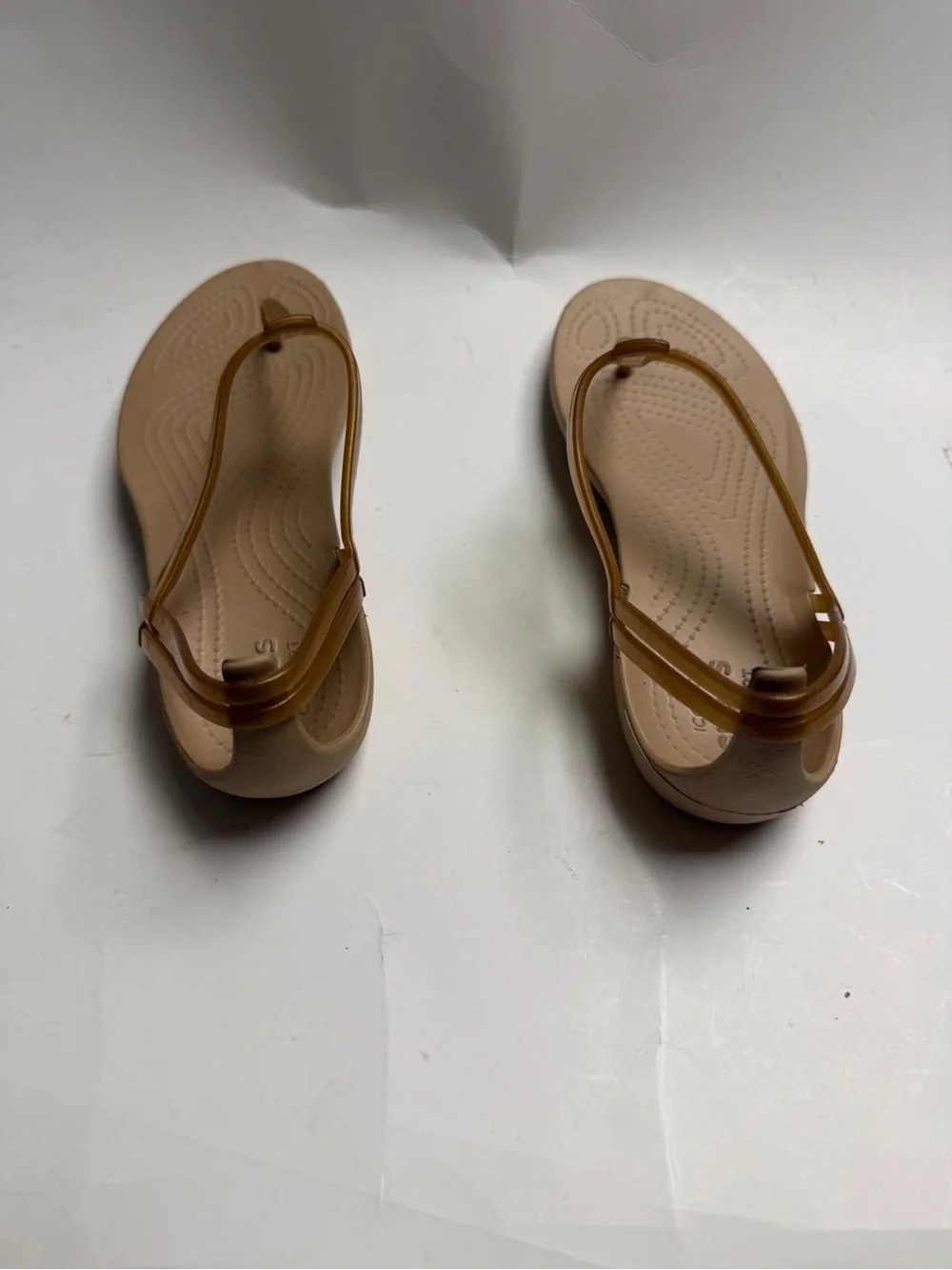 Crocs Women’s Slingback Jelly Sandals in Tan